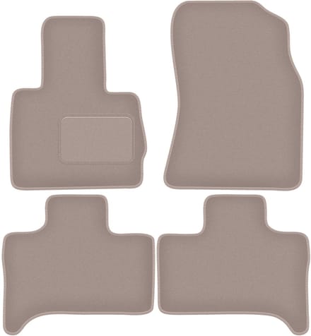 Beige velours vloermatten voor: BMW X5 E53 xDrive 4WD (1999-2006)