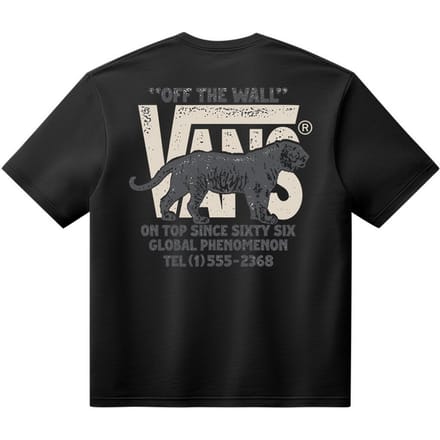 Vans Awaken Tiger Ss Tee Black Taglia: S | Magliette basic Outlet | Uomo | Nero