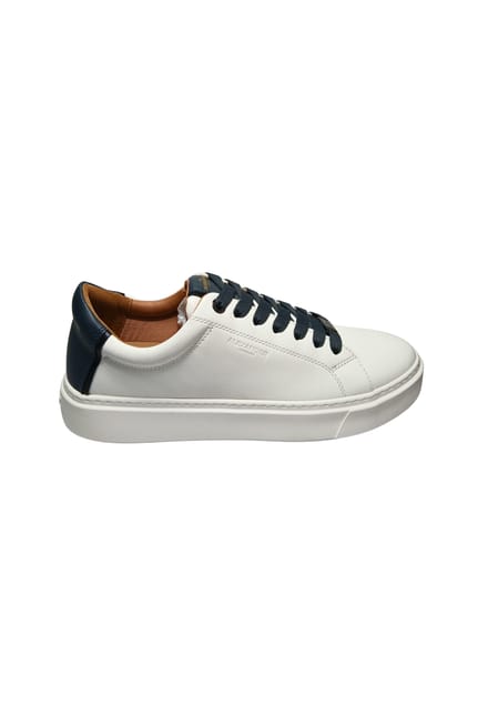 albcldm-9010-wad Alexander Smith Wit leder voor heren