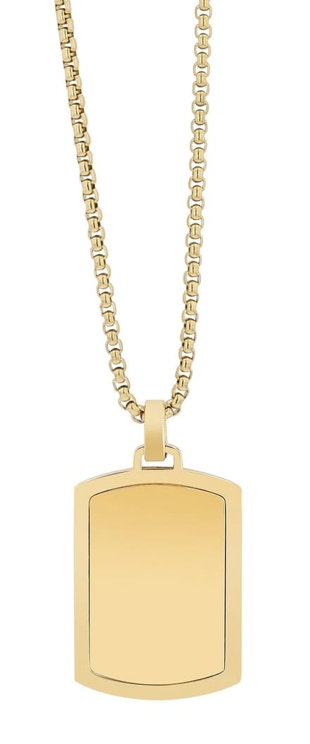 AKZENT Akzent herenketting met hanger Nassim, duurzaam
