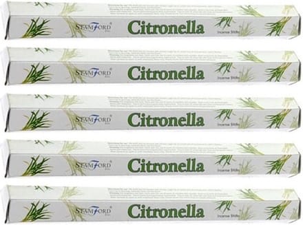 Stamford wierook citroen geur - 100x wierook stokjes - citronella