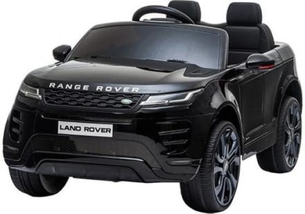 Range Rover Evoque elektrische kinderauto Accu Auto met Bluetooth en afstandsbediening (Zwart)
