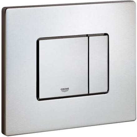 GROHE Skate Cosmopolitan Bedieningspaneel Toilet - Horizontaal - Dual Flush - RVS