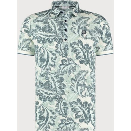 Blue Industry All-over print polo |