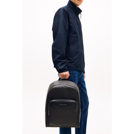 Tommy Hilfiger Flag Monogram Backpack Black Größe: OS | Rucksäcke Outlet | Herren | Schwarz