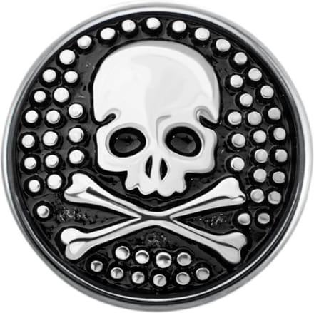 Quiges - Dames Click Button Drukknoop 18mm Piraat - EBCM343