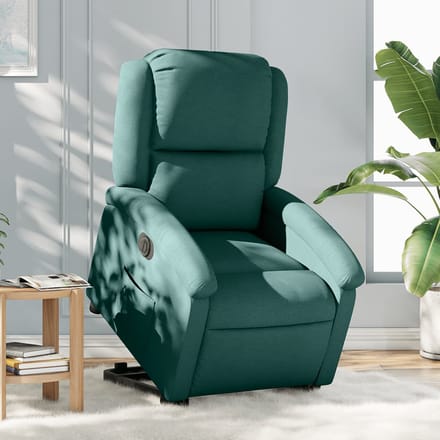 Vidaxl Sta-op Massagestoel, Elektrisch, Verstelbaar, Groen