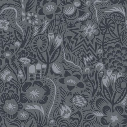 Boråstapeter Vliesbehang 2084 - Swedish Designers - Botanisch Blauw - 49cm x 10.05m