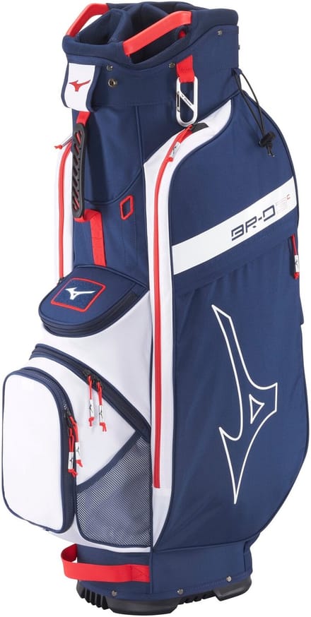 Mizuno BR D3 cartbag navy rood