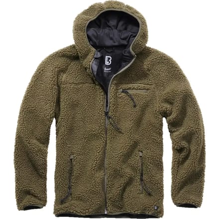 Brandit Teddyfleece Worker Olijf jacket Heren
