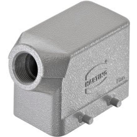 Han 10B Zij-Ingang Kap M25 Aluminium - 19300101521
