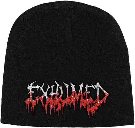 Exhumed Beanie Muts Logo Zwart
