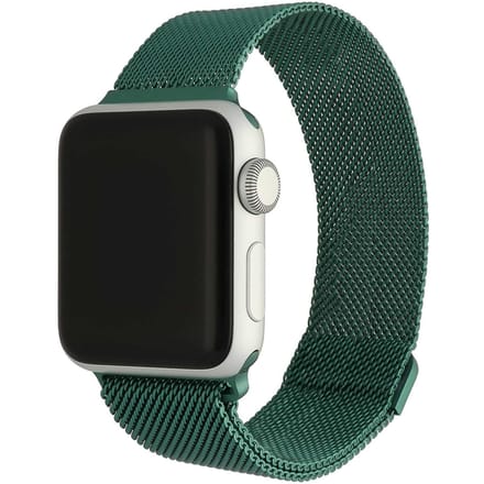 2+1 | Apple Watch Bandje Solaro - Milanese - Donkergroen