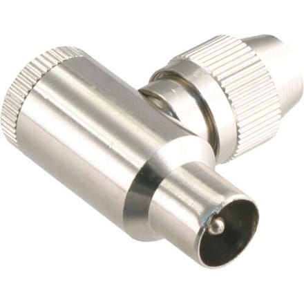 Q-link Coax stekker haaks Male