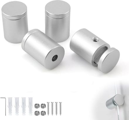 Wandspiegelbevestiging 4-delig - Dailygoods