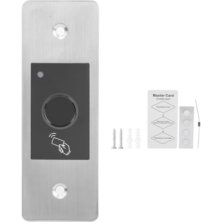 Contrôleur d'accès RFID 125KHZ Carte d'empreinte digitale Étanche Structure métallique robuste white
