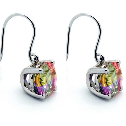 Orphelia CC-28 - Oorbel - 925 Sterlingsilver - Multicolour Zirconium