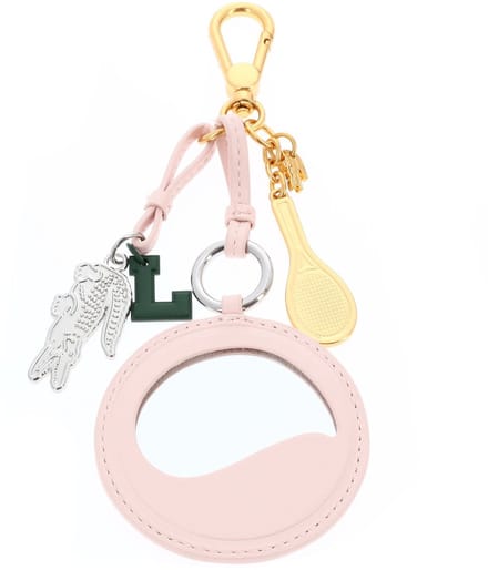 LACOSTE sleutelhanger Mirror Racket Croc Charm Nidus roze