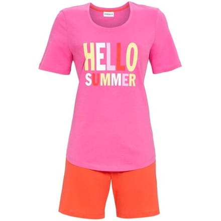Ringella Roze shortama zomer katoen Roze vrouw 42