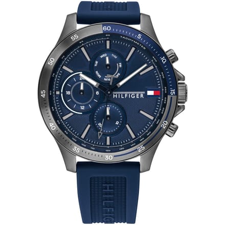 Tommy Hilfiger TH1791721 Horloge  - Siliconen - Blauw - Ø  46 mm