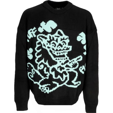 Mannen trui Puff Dragon Sweater Black