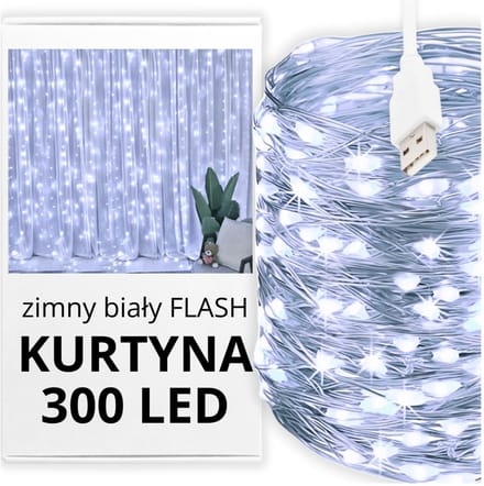 Zolta - LED Kerstverlichting - USB - Zilveren Draad - 300 LEDs