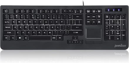Perixx Fullsize Toetsenbord met Achtergrondverlichting en Touchpad - Nederlands