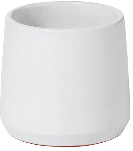 Bloempot Rond Keramiek Wit Extra Small - 2 stuks