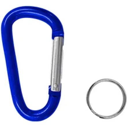 Sencys Karabijnhaak - Aluminium - Blauw - 70mm