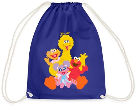 Sesamstraat Bibo Elmo Sina Abby Cadabby Gymtas