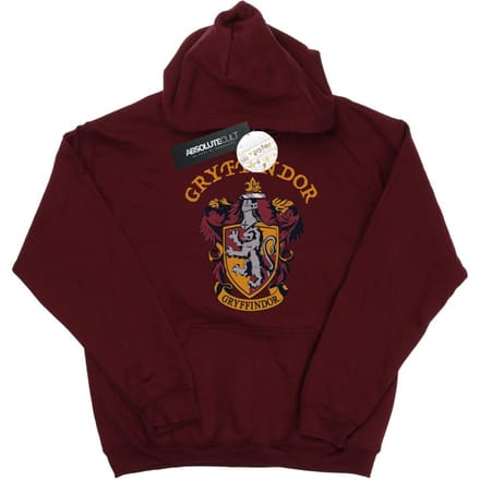 Harry Potter Heren Gryffindor Crest Hoodie (Bourgondië)