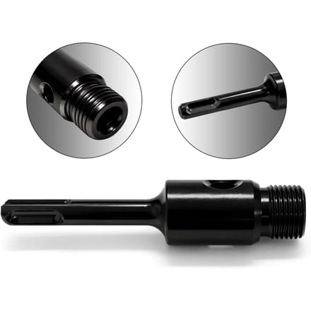 SDS Plus naar 1 1/4 UNC TITANIUM booradapter