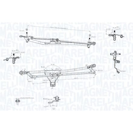 Wisserarm MAGNETI MARELLI 085570721010