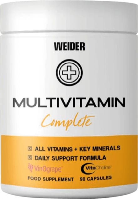 Weider Multi Vitamin (90 Caps) Unflavoured - Vitaminen, mineralen & gezondheid - Vitaminen & Mineralen Complex