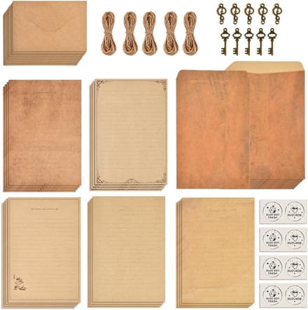 Retro Enveloppen Set voor Creatieve Projecten - Perfect voor Briefpapier, Scrapbooking en Decoratie