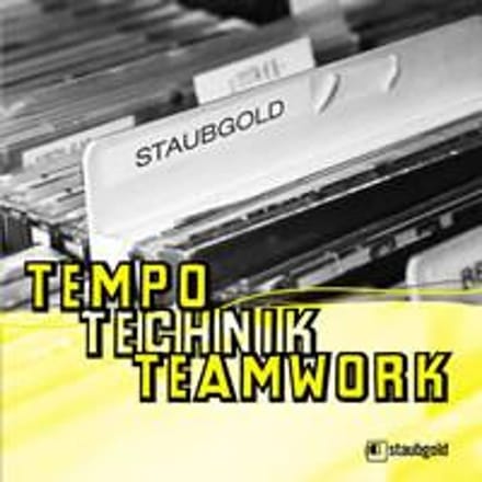 CD VARIOUS - Tempo Technik Teamwork  STAUBGOLD55 Staubgold 2004 Duitsland Dance & Electronica Gebruikt