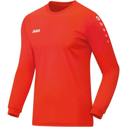 Jako Team Voetbalshirt Lange Mouw Kinderen - Rood | Maat: 152