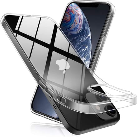 Silicone Hoesje Geschikt voor: iPhone 12 Pro Max - Soft Silicone - Transparant