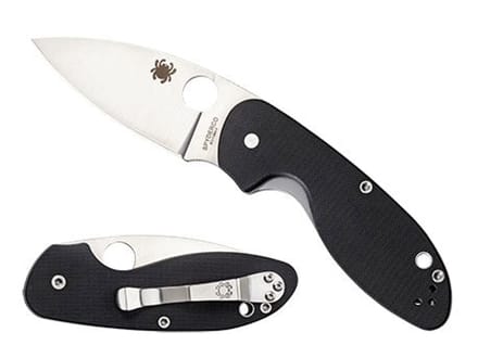 Spyderco zakmes Efficient G-10 PE glad lemmet - 8Cr13MoV Staal