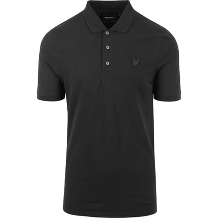 Lyle & Scott tonaal adelaars grijs poloshirt