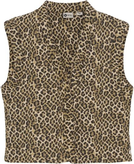 Daily7 - Padded Animal Gilet - Latte Sand - Maat 110-116