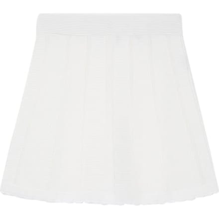 The Kooples Pleated Skirt White Maat: 40 | Mini Rokken Outlet | Dames | Wit