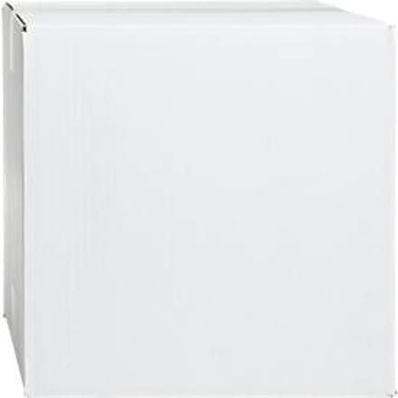 Witte golfkartonnen vouwdozen, enkele golf, 300 x 300 x 300 mm