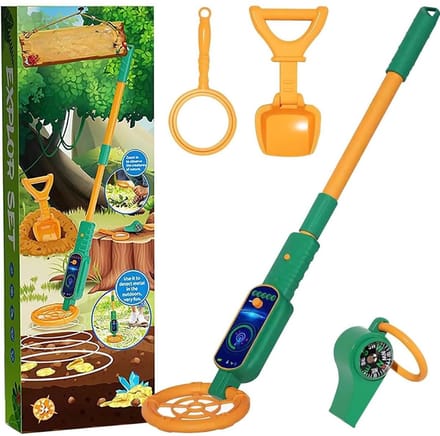 SCH® Metaaldetector voor Kinderen - Metaaldetector - Groen - 36cm x 12cm x 5cm