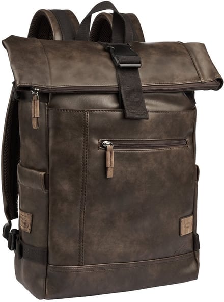 camel active Rugzak met een gestructureerde uitstraling - Maat menswear-L - Bruin