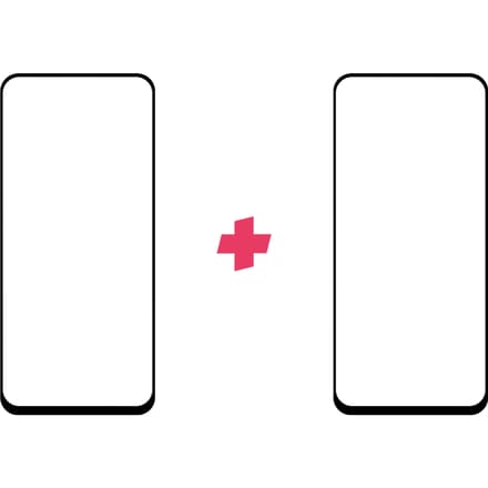 DuoPack: Xiaomi Mi 11 Lite screenprotector gehard glas Edge to Edge