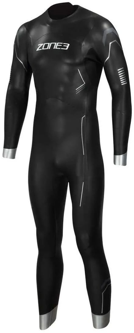 2023 Zone3 Heren Agile Triathlon Wetsuit - Black / Silver ST