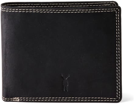 Jack Kinsky Baltimore 101 Portemonnee RFID-bescherming Leer 13 cm - Jongens - Horizontaal - anthrazit