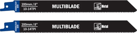 Multiblade Reciprozaagblad BIM MBR825VF Metaal 200mm 2 stuks