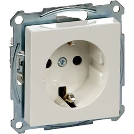 Schneider- Electric Schneider Electric wandcontactdoos inbouw RA KV Glanzend wit